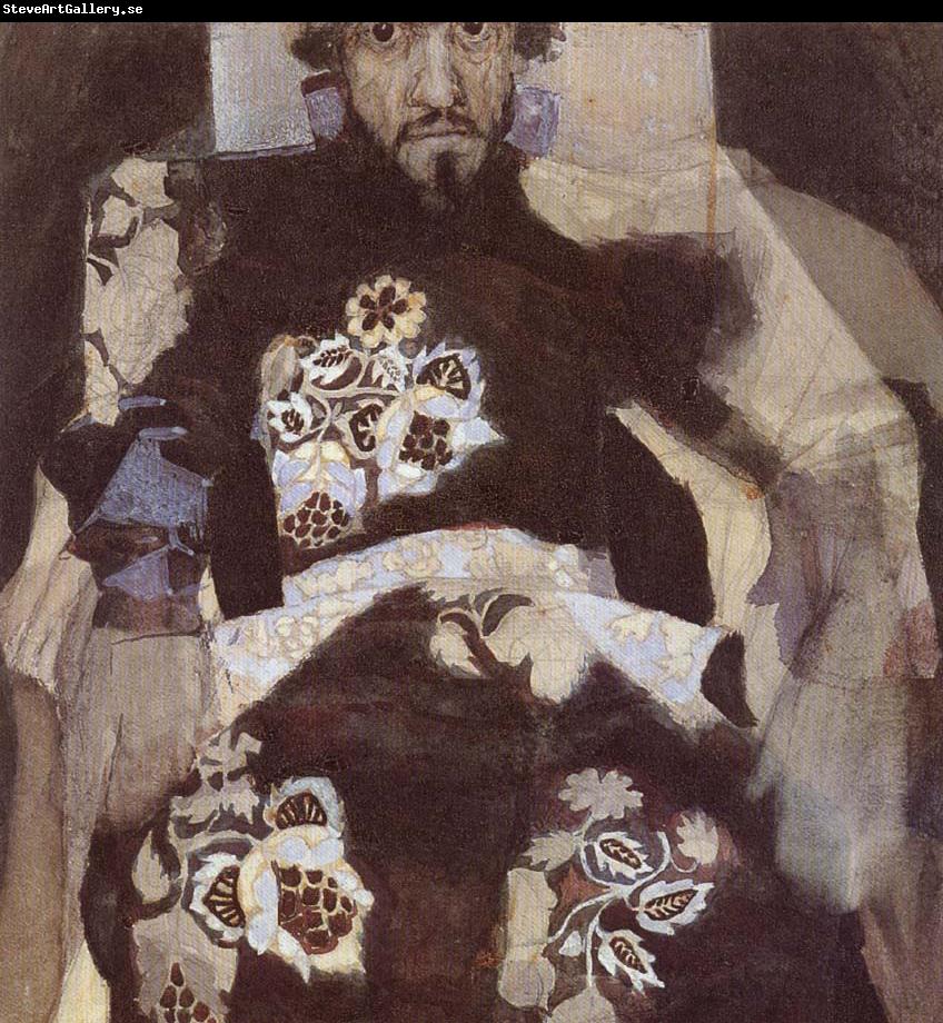 Mikhail Vrubel Portrait of a Man in period costume